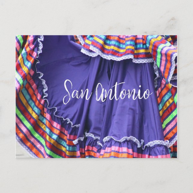 San Antonio Colors Postkarte (Vorderseite)