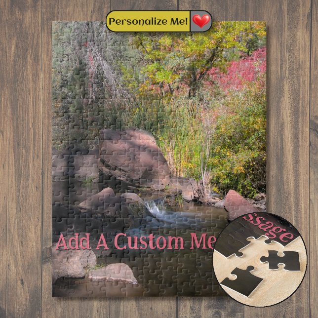 San Antonio Creek Kaskade (San Antonio Creek Cascade Jigsaw Puzzle)