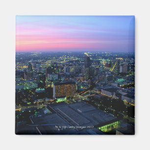 San Antonio in Dusk Magnet