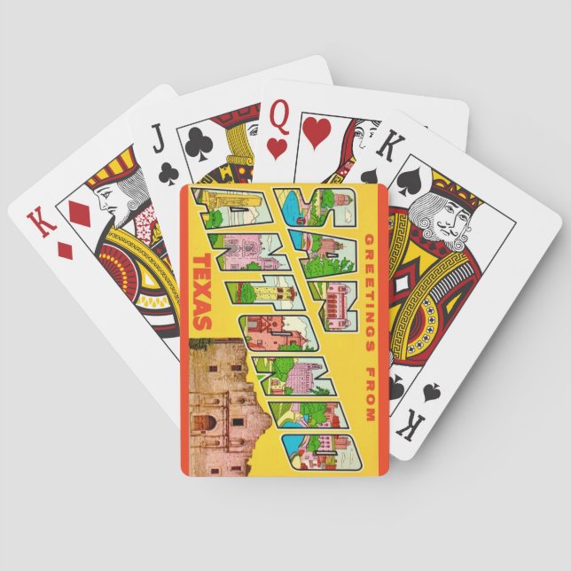 San Antonio Postkarten Spielkarten (Rückseite)