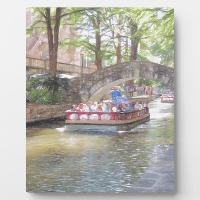 San Antonio River Walk Fotoplatte (Vorderseite)