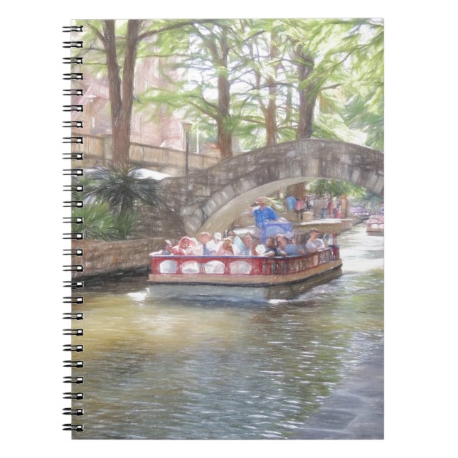 San Antonio River Walk Notizblock (Vorderseite)