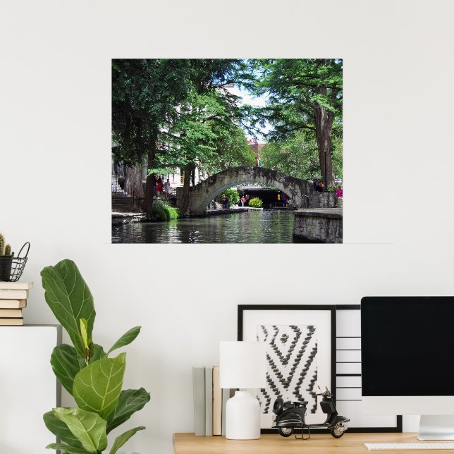 San Antonio River Walk Poster (Heimbüro)