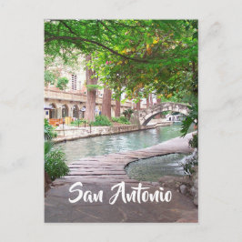 San Antonio Riverwalk Foto Postkarte