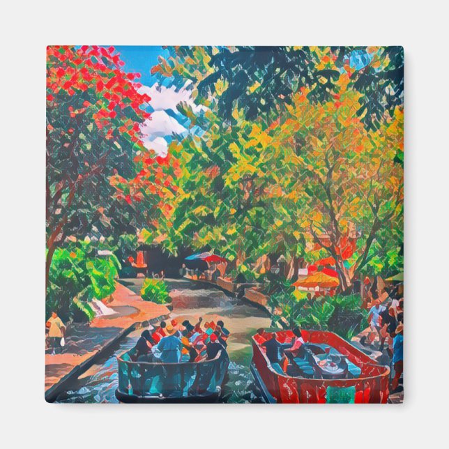 San Antonio Riverwalk Magnet (Vorne)