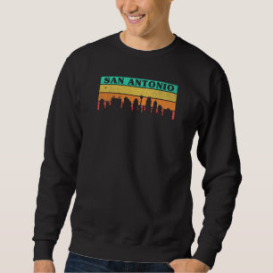 San Antonio Skyline Retro Design - Stolz San Anton Sweatshirt