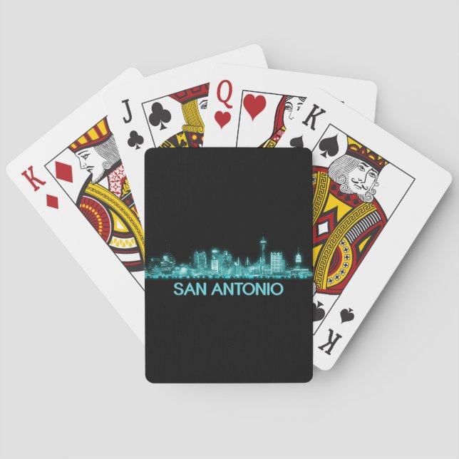 San Antonio Skyline Spielkarten (Rückseite)