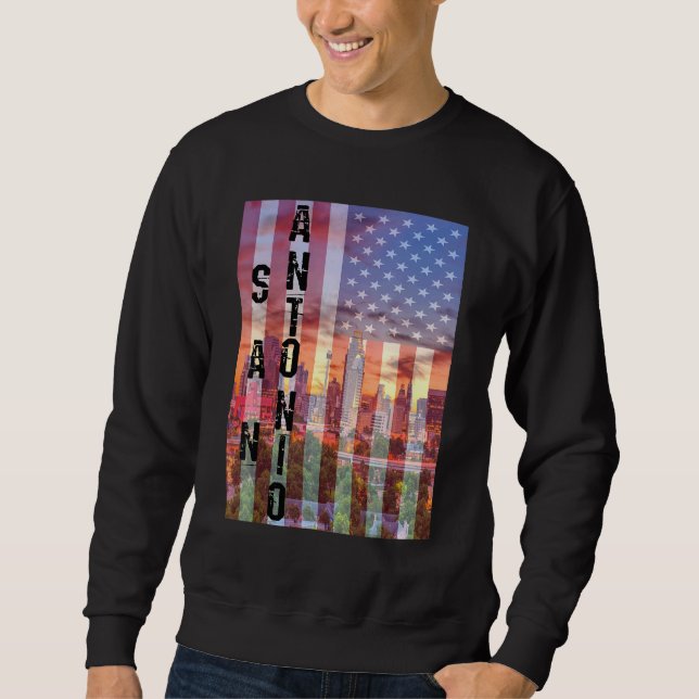 San Antonio Skyline Texas Sweatshirt (Vorderseite)