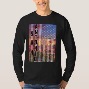 San Antonio Skyline Texas T-Shirt