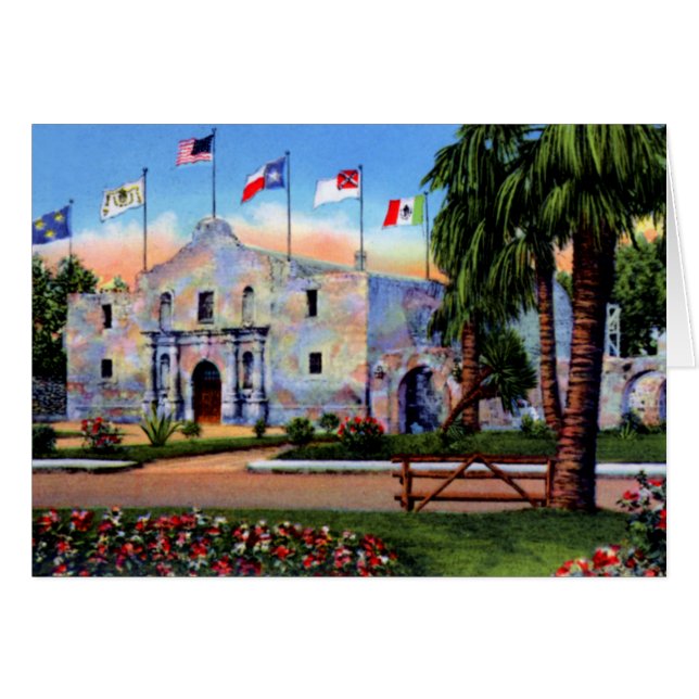 San Antonio Texas Alamo (Vorderseite (Horizontal))