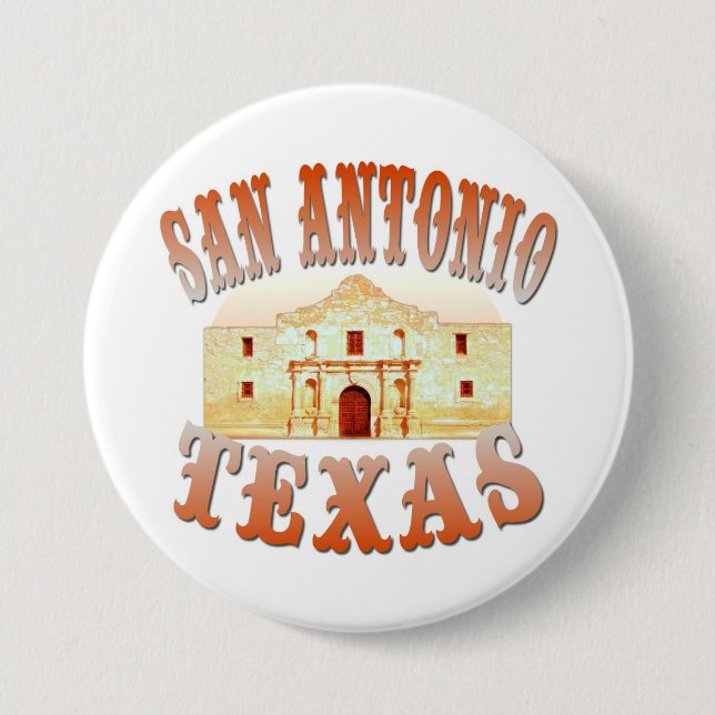 San Antonio Texas Button (Vorderseite)