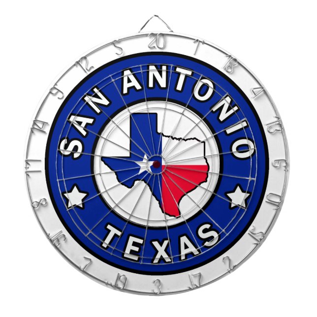 San Antonio Texas Dartscheibe (vorne)