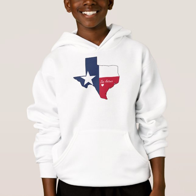 San Antonio, Texas Hoodie (Vorderseite)
