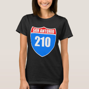 San Antonio Texas Interstate 45 Proud Rep 210 Gebi T-Shirt