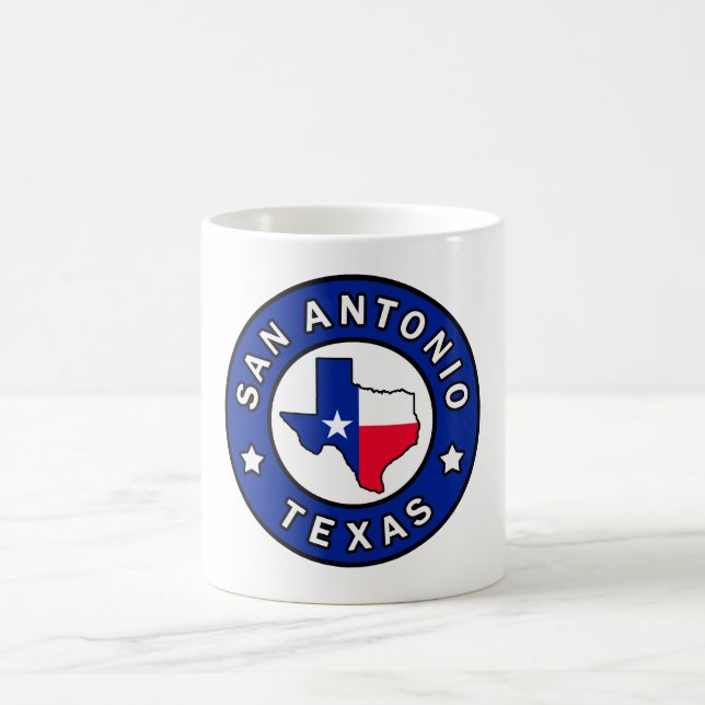 San Antonio Texas Kaffeetasse (Mittel)