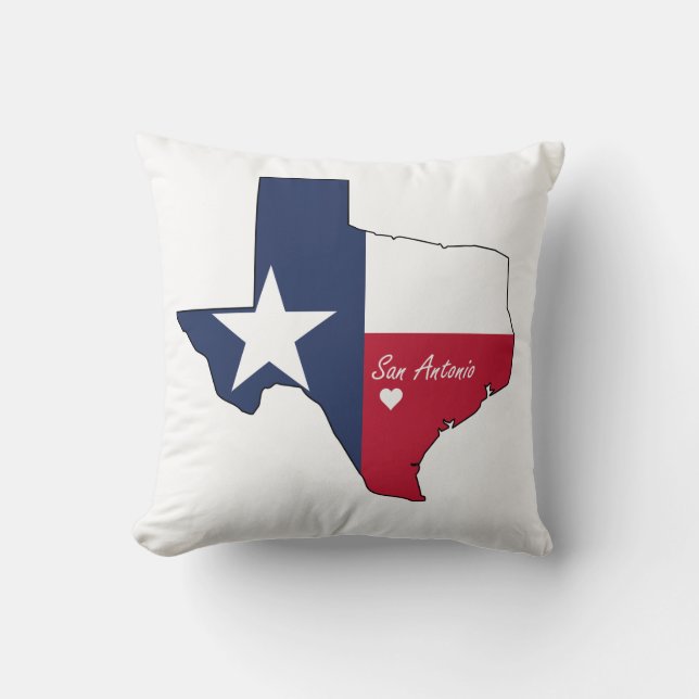 San Antonio, Texas Kissen (Vorderseite)