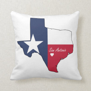 San Antonio, Texas Kissen