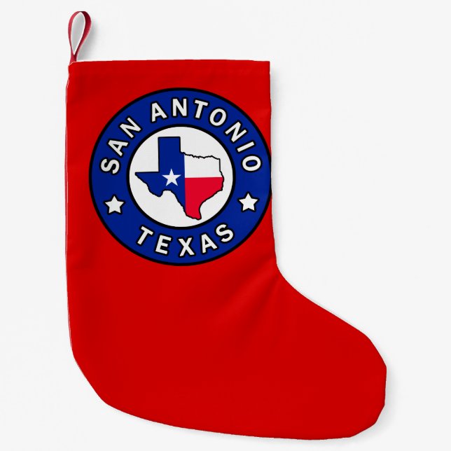 San Antonio Texas Kleiner Weihnachtsstrumpf (Vorderseite)