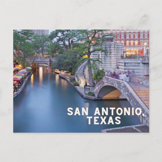 San Antonio Texas Postkarte (Vorderseite)