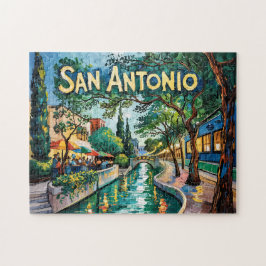 San Antonio Texas River Walk Van Gogh Lebendige St