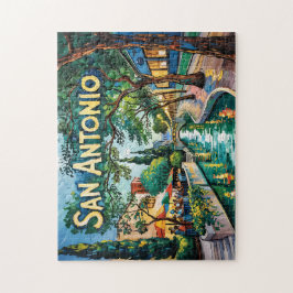 San Antonio Texas River Walk Van Gogh Vibrant City