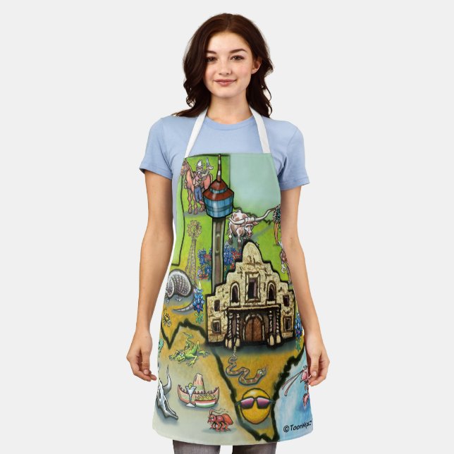 San Antonio Texas Schürze (Getragen)