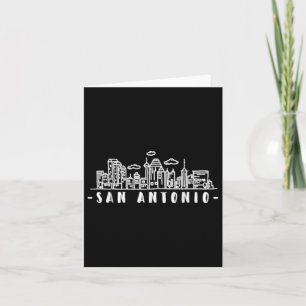 San Antonio Texas Skyline Tx Pride Karte