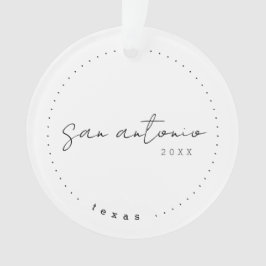 San Antonio Texas TX Reisen Vereinigte Staaten Ein Ornament