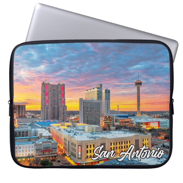 San Antonio, Texas, Vereinigte Staaten Laptopschutzhülle (Vorderseite)