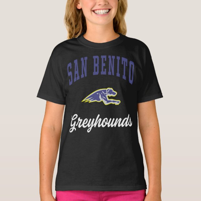 San Benito Highschool Greyhounds T - Shirt (Vorderseite)