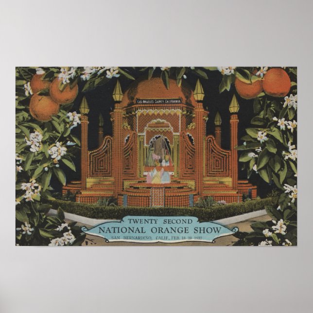 San Bernardino, CA - 22. Nationale Orange Show Poster (Vorne)