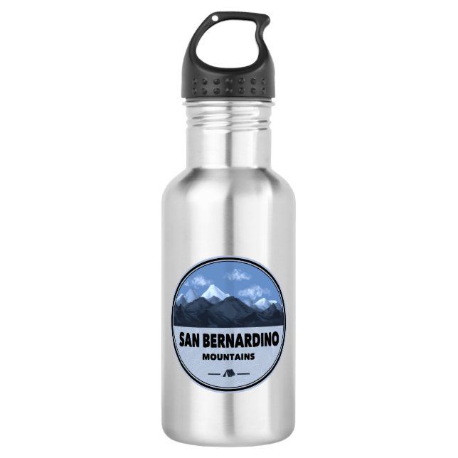 San Bernardino Camping Edelstahlflasche (Vorderseite)