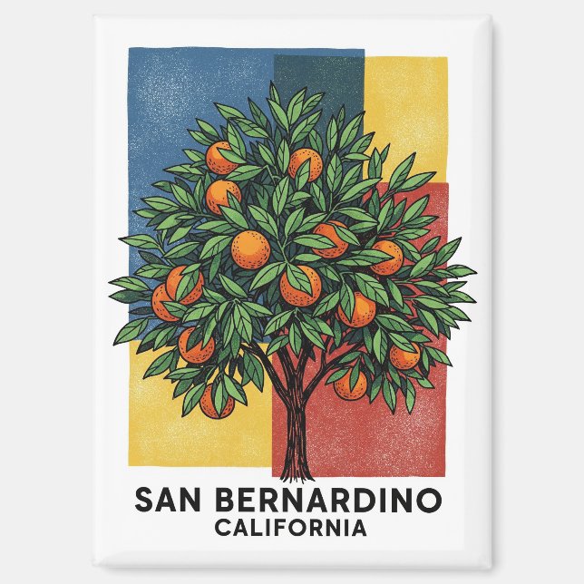 San Bernardino Magnet (Vorderseite)