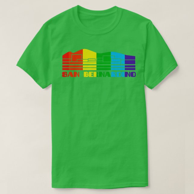 San Bernardino Pride San Bernardino LGBT Geschenk  T-Shirt (Design vorne)