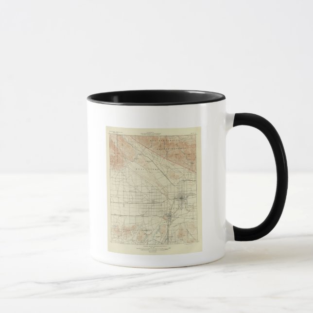 San Bernardino Viereck mit San Andreas-Rift Tasse (Rechts)