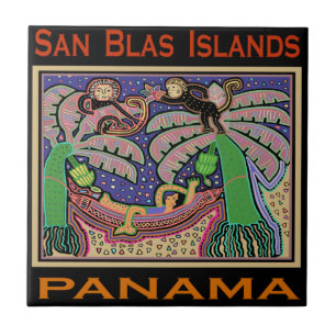 San Blas Inseln Panama Mola Fliese