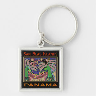 San Blas Inseln Panama Mola Schlüsselanhänger