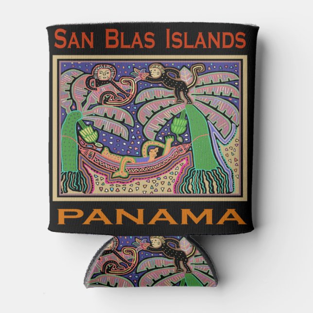 San Blas Islands Panama Mola Dosenkühler (Vorderseite)