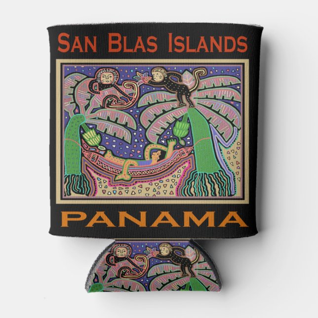 San Blas Islands Panama Mola Dosenkühler (Vorderseite)