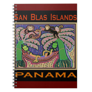 San Blas Islands Panama Mola Notizblock