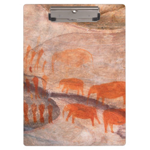 San, Bushman-Felsmalerei, Cederberg-Wilderness Klemmbrett