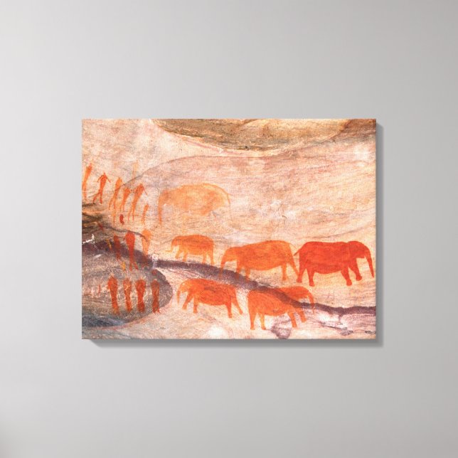San, Bushman Rock Art, Cederberg Wilderness Leinwanddruck (Vorderseite)