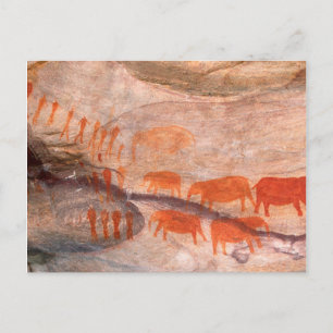 San, Bushman Rock Art, Cederberg Wilderness Postkarte