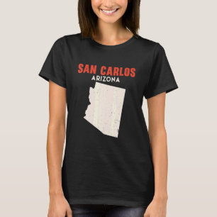 San Carlos Arizona USA Staat Amerika Reisen Arizon T-Shirt