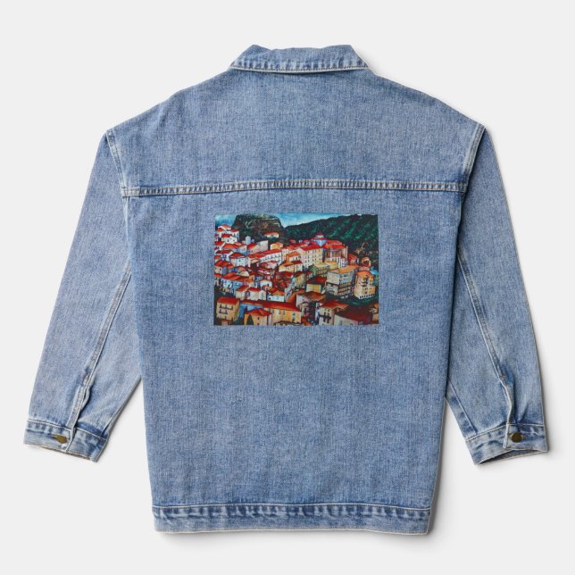 San Chirico, Italien Jeansjacke (Rückseite)