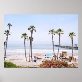SAN CLEMENTE BEACH, KALIFORNIEN, USA POSTER