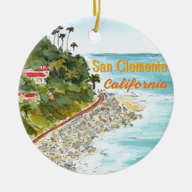 San Clemente California Ornament (Vorne)