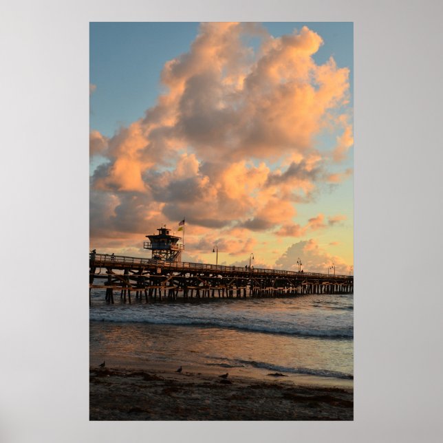 San Clemente California Pier Poster (Vorne)