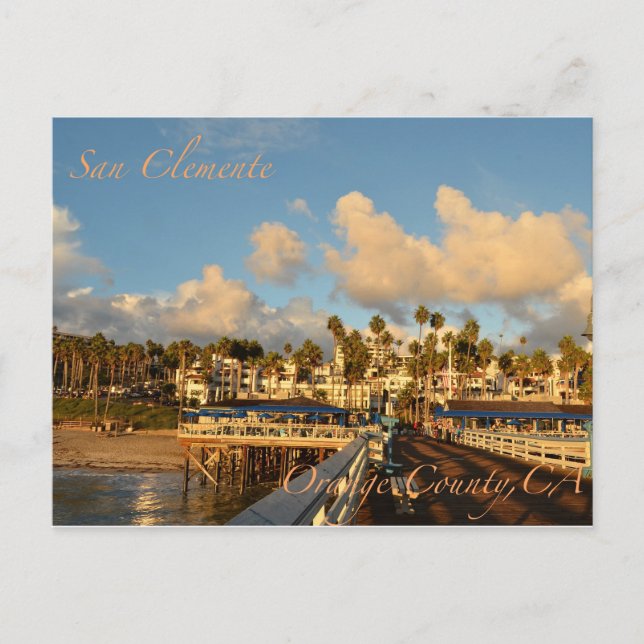 San Clemente California Post Card Postkarte (Vorderseite)