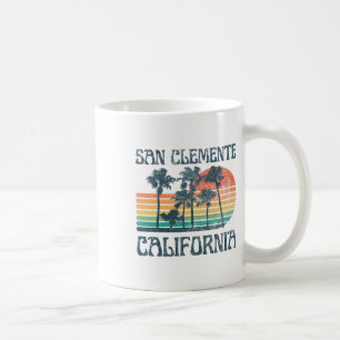 San Clemente Kalifornien Strand Sommerurlaub Vint Kaffeetasse